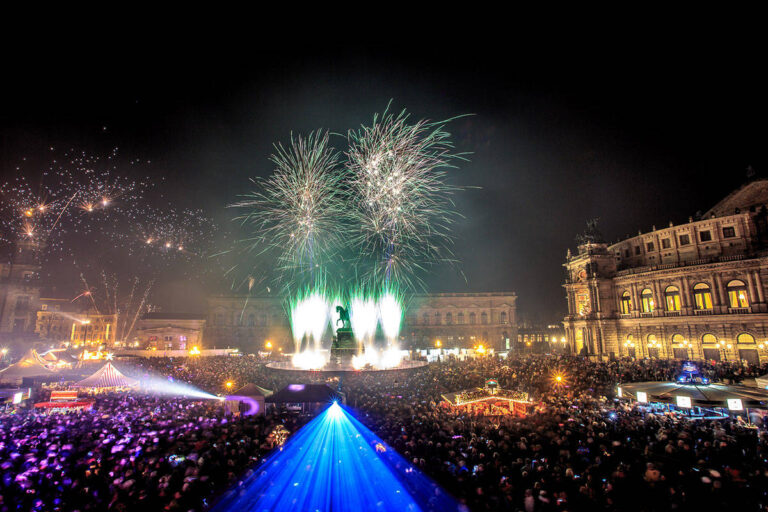 Silvesterstadt Theaterplatz Dresden