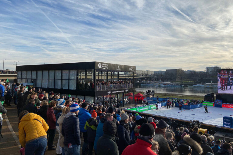 Skiweltcup Dresden am Dresdner Elbufer
